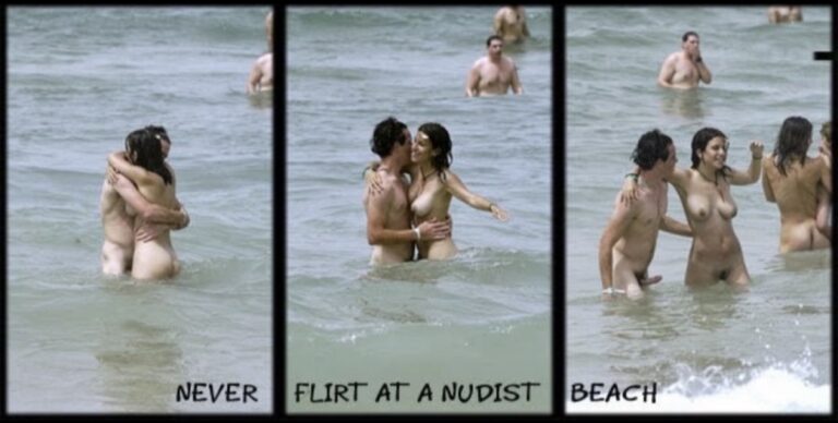 Never Flirt at a Nudist Beach