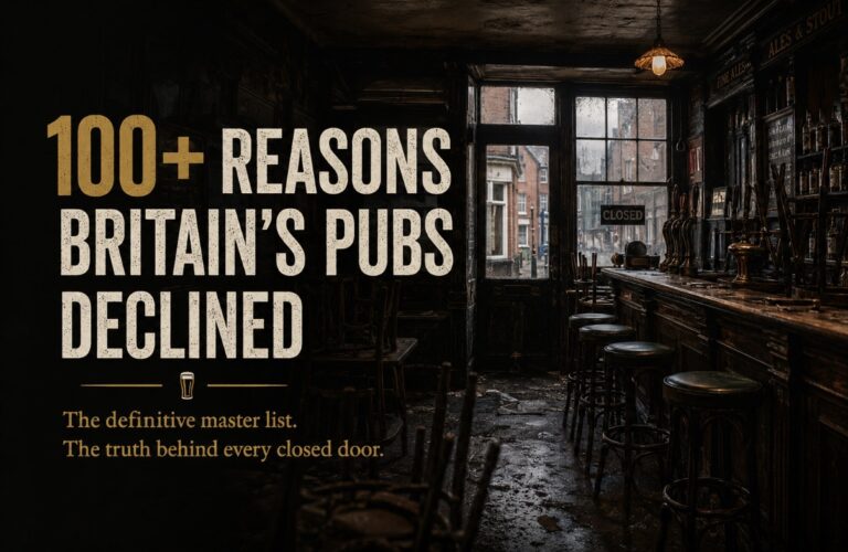 100+ Reasons Britain’s Pubs Declined