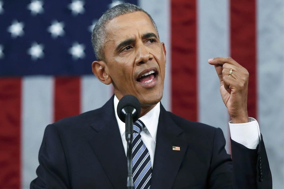 Barack Obama during his presidency