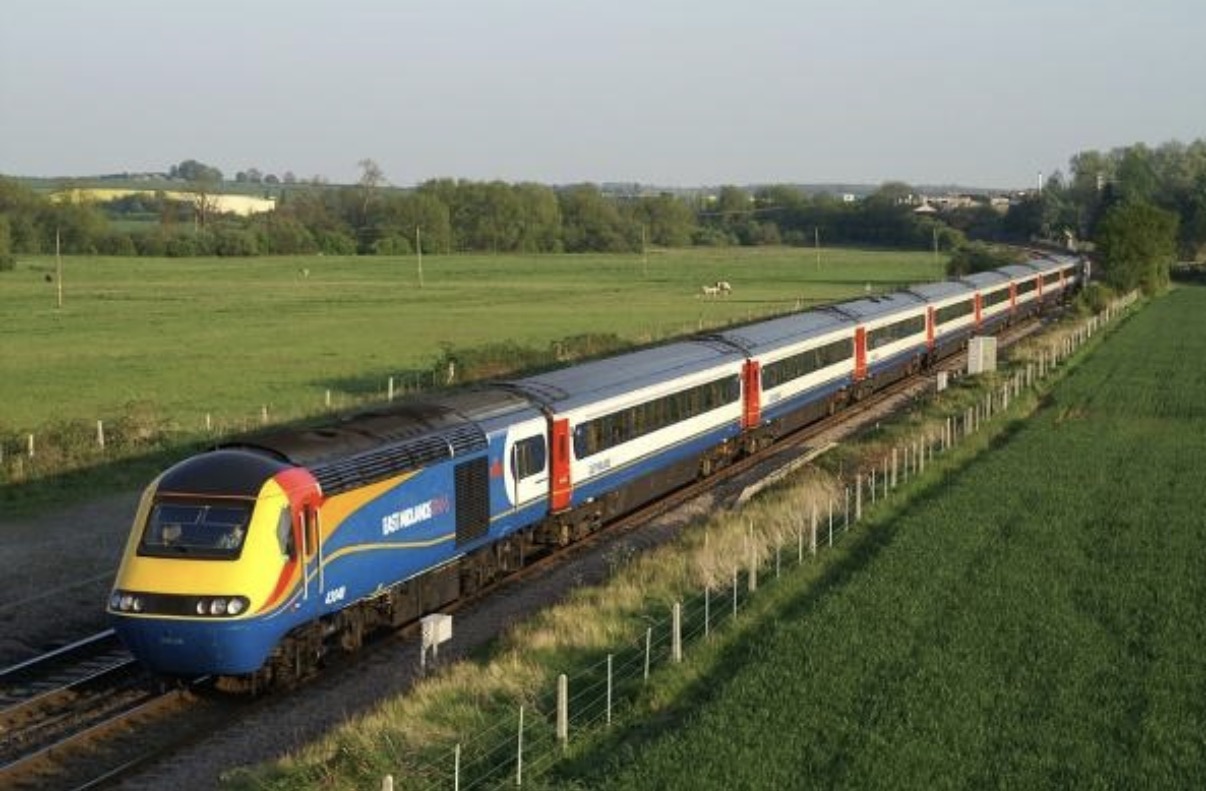 Railway photograph illustrating British Rail and Privatisation